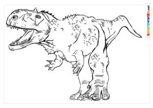 Dinozaur kolorowanka