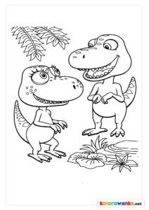 Dinozaury malowanka dla dzieci