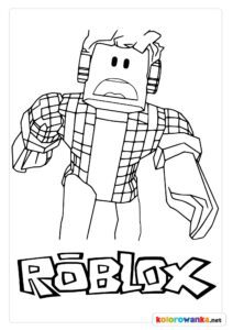 Kolorowanki Roblox Boy