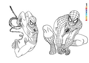Kolorowanki do druku Spiderman