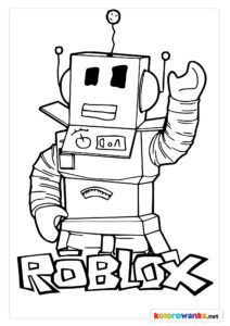 Roblox Robot kolorowanki