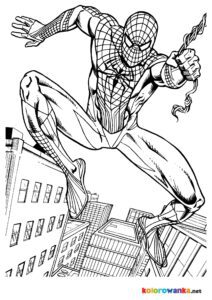 Spider Man Kolorowanki do druku