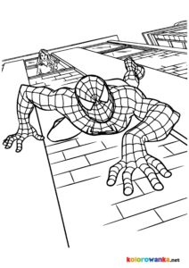 spiderman coloring images