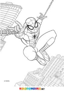 Spiderman Kolorowanki Avengers