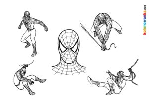 Spiderman kolorowanki dla dzieci