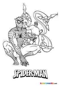 Spiderman kolorowanki do druku