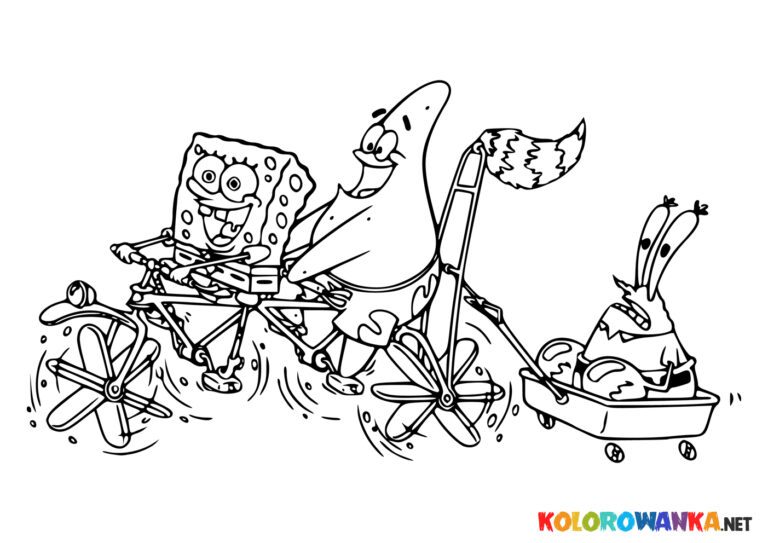 Kolorowanki SpongeBob do druku