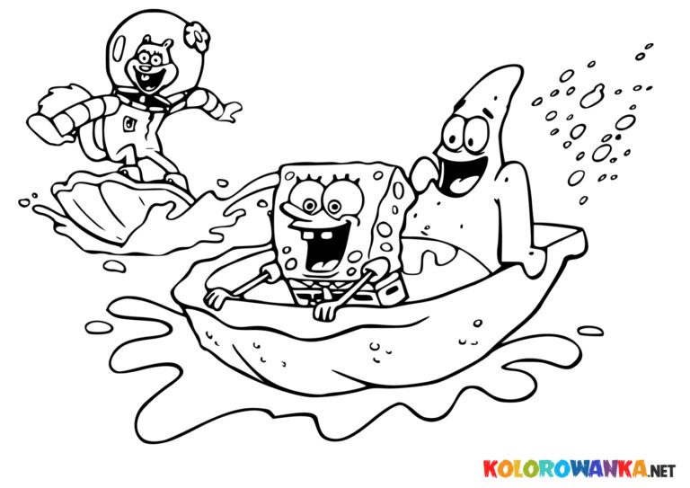 Kolorowanki SpongeBob