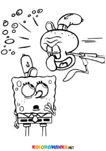 SpongeBob Kanciastoporty i Skalmar