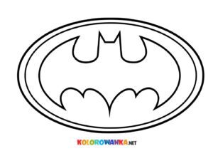 Logo Batmana Kolorowanka