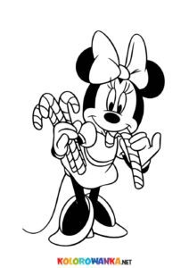 Minnie Mouse Kolorowanka
