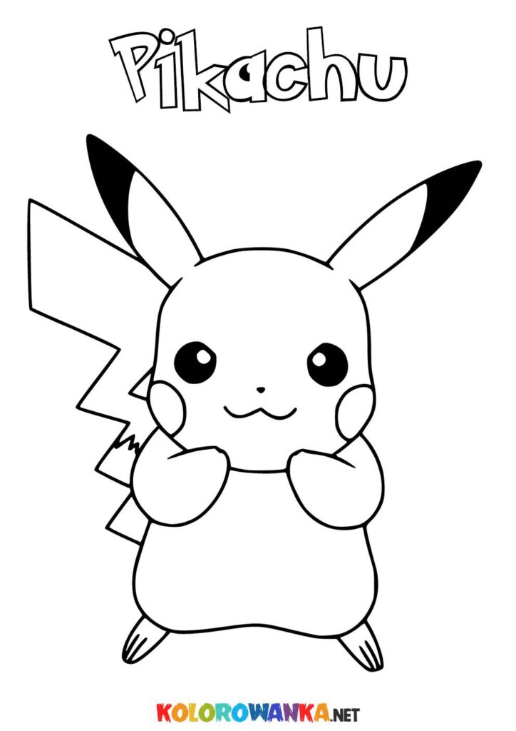 Kolorowanka Pikachu