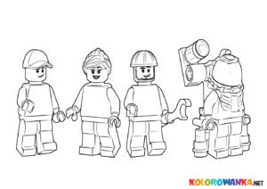Ludziki Lego Kolorowanka do druku
