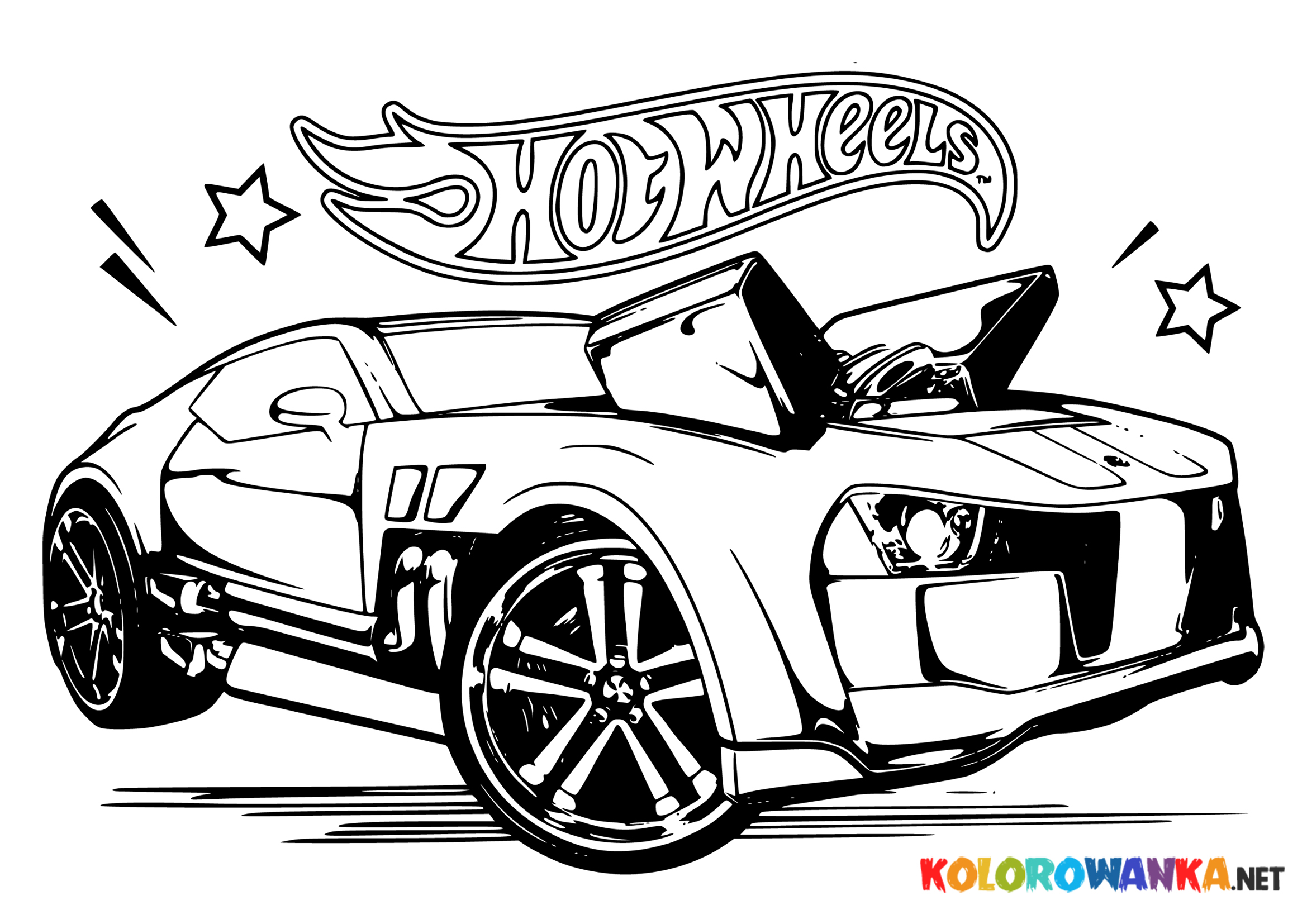 Kolorowanki Hot Wheels Kolorowanki Do Druku Dla Dzieci