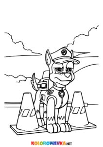 Kolorowanka Chase Psi Patrol