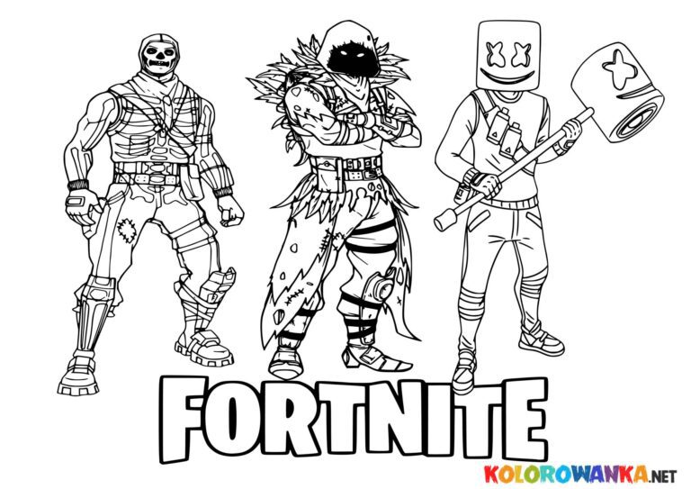 Kolorowanki Fortnite