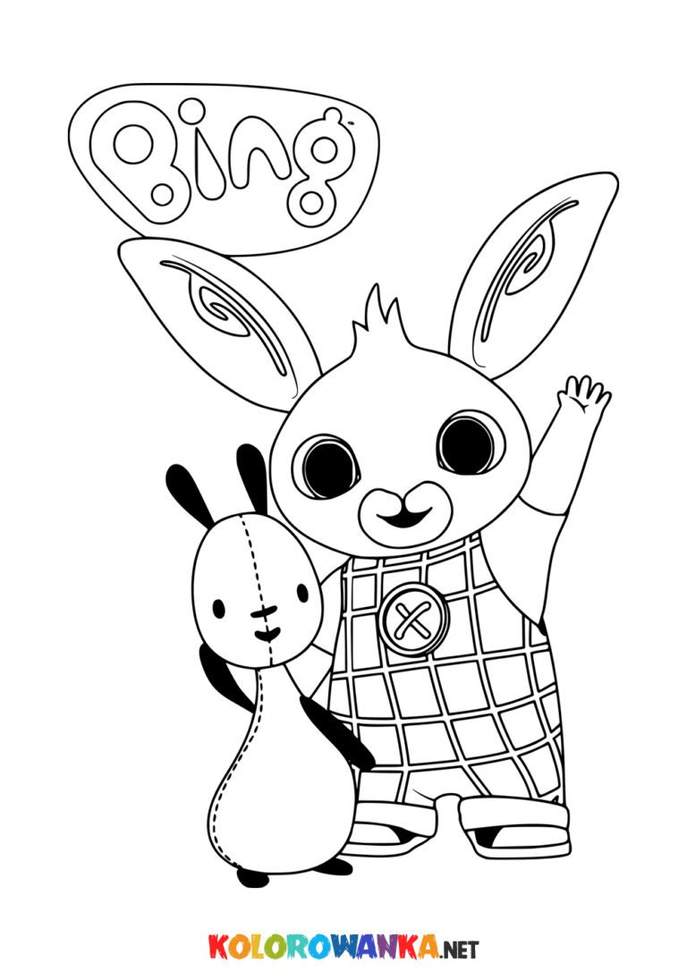 Kolorowanki dla dzieci Bing
