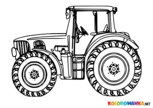 Kolorowanka traktor