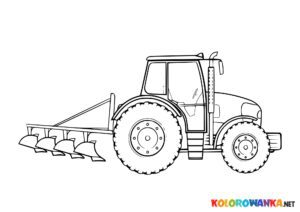 Kolorowanki traktory. Maszyny rolnicze kolorowanka