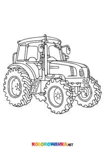 Traktor kolorowanka. Traktory kolorowanki.
