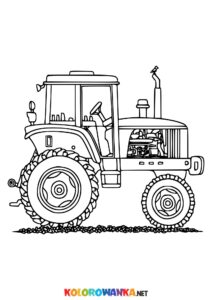 Traktor kolorowanka do wydruku