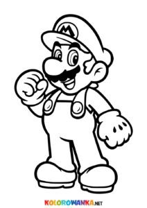 Kolorowanki Mario