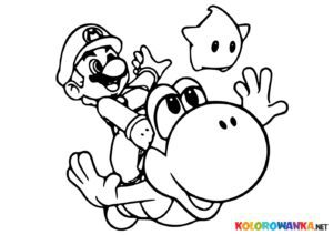 Kolorowanki Mario