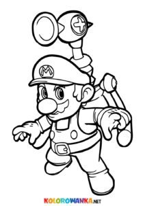 Super Mario kolorowanka