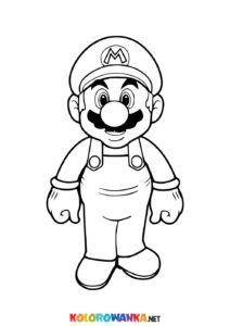 Super Mario kolorowanka do druku