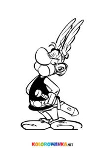 Asterix kolorowanka do druku.