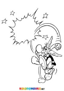 Asterix malowanka