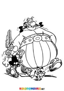 Drukowanka Asterix i Obelix
