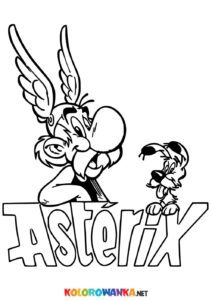 Kolorowanki Asterix