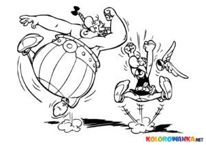Kolorowanki Asterix i Obelix do druku
