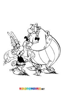 Malowanki Asterix i Obelix