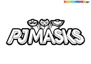 PJ Masks Pidżamersi kolorowanka