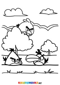 Angry Birds kolorowanki do druku
