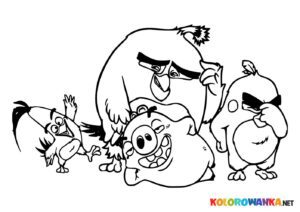 Malowanki Angry Birds