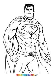 Darmowe kolorowanki Superman