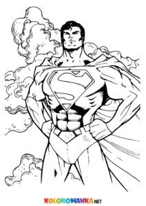 Kolorowanki Superman