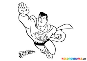 Superman Komiks kolorowanka