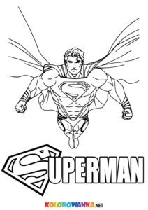 Superman kolorowanki