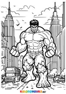 Hulk malowanka
