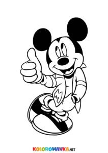 Mickey Mouse kolorowanka