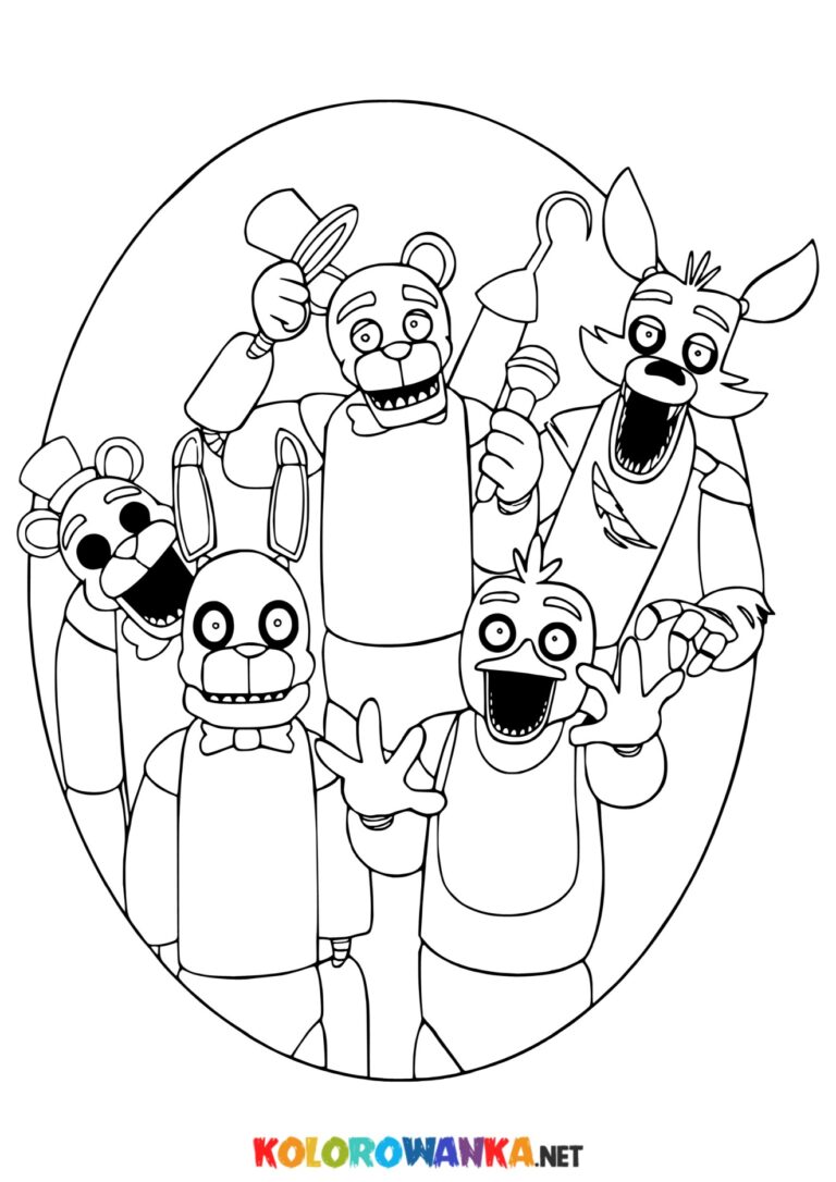 Kolorowanki FNAF