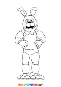 Kolorowanki FNAF do druku