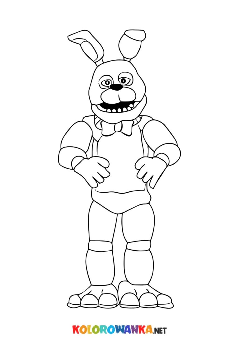 Kolorowanki FNAF do druku