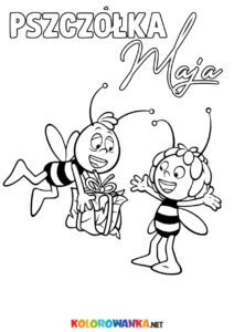 Pszczółka Maja Kolorowanka