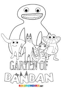 Kolorowanki Garten of Banban do druku