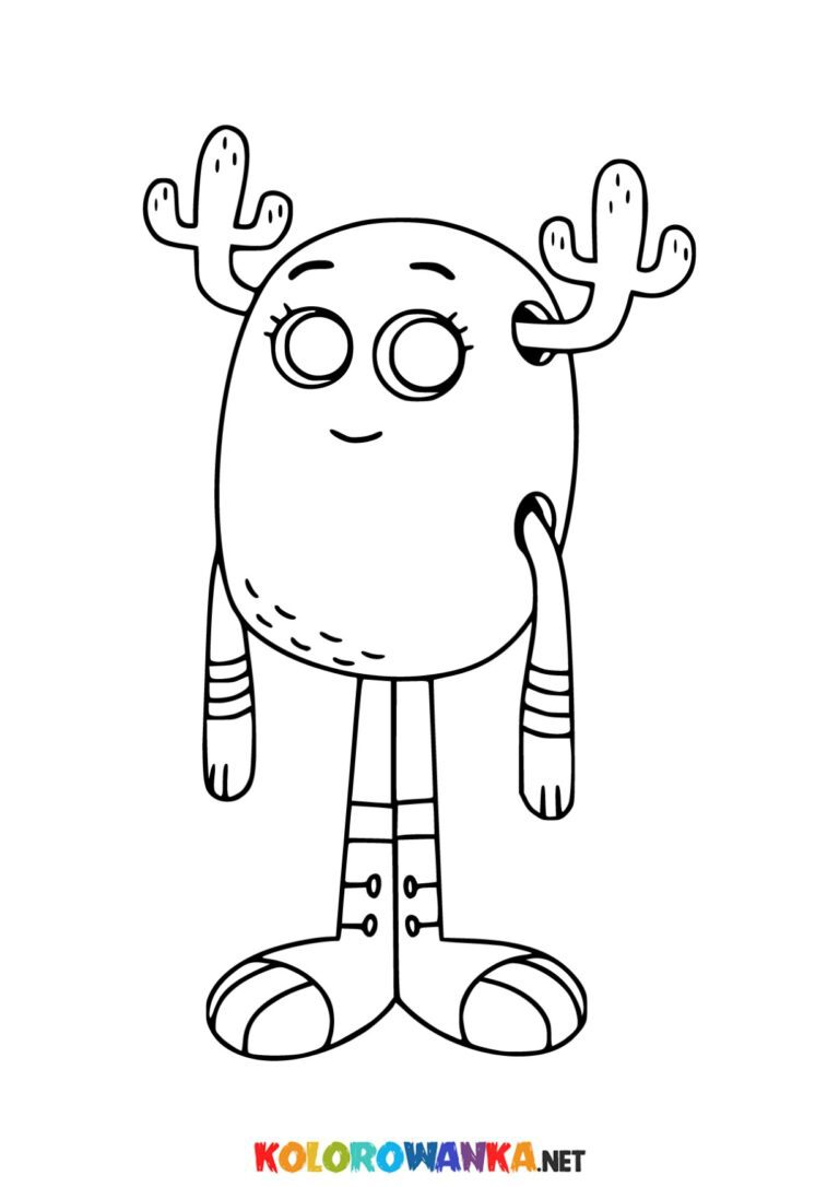 Kolorowanki Penny z Gumballa